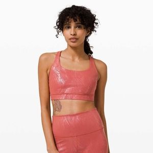 Lululemon Energy Bra Shine size 6